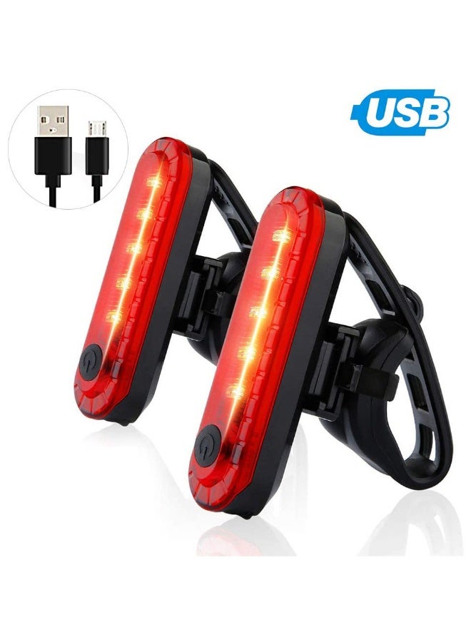 نيبمينينت مصباح خلفي للدراجة عالي السطوع قابل للشحن عبر USB