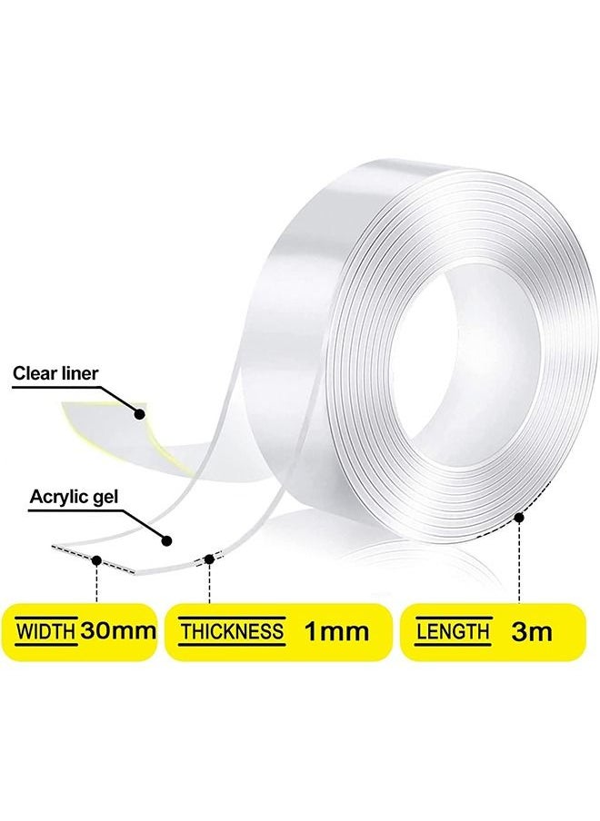 Generic - Double Sided Tape Heavy Duty 2pcs for Home Office Car Outdoor Use - Image 1