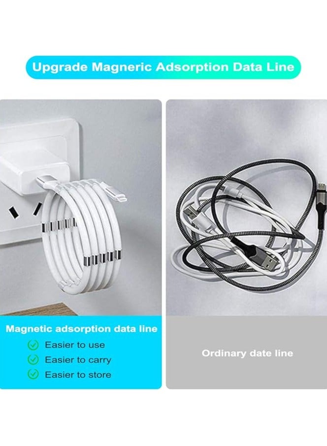 Green Tiger 1.8M/5.9ft Magnetic USB C to Lightning Cable, Fast Charging Super Organized Absorption Nano Data Cable USB Cable Cord Compatible with Ip hone 14 13 12 11 Pro Max Xr Xs 8 7 6 Plus - Image 5