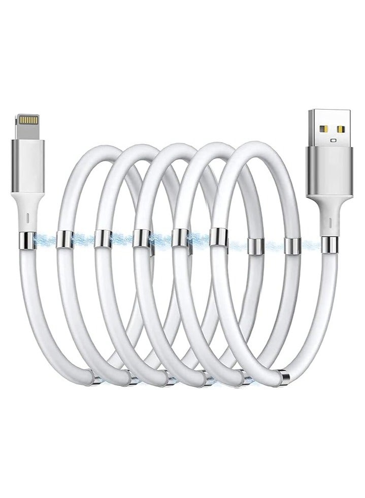 Green Tiger 1.8M/5.9ft Magnetic USB C to Lightning Cable, Fast Charging Super Organized Absorption Nano Data Cable USB Cable Cord Compatible with Ip hone 14 13 12 11 Pro Max Xr Xs 8 7 6 Plus - Image 1