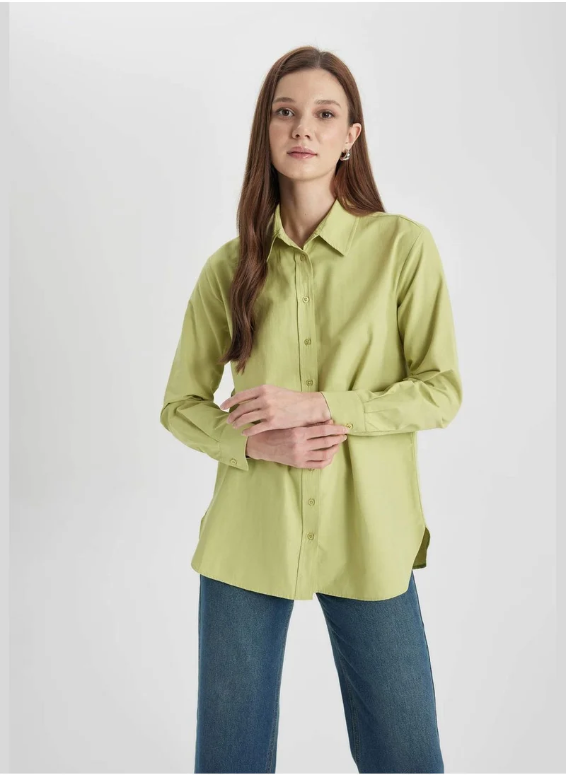 ديفاكتو Woman Woven Long Sleeve Tunic