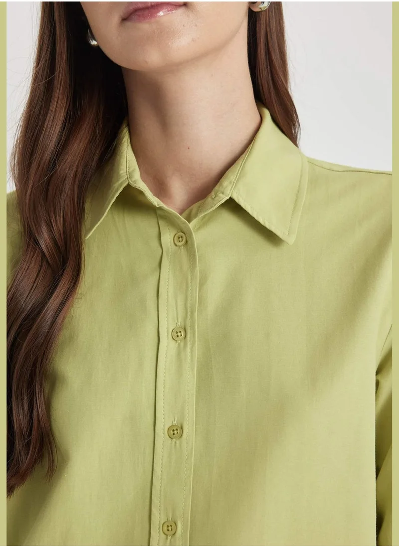 ديفاكتو Woman Woven Long Sleeve Tunic