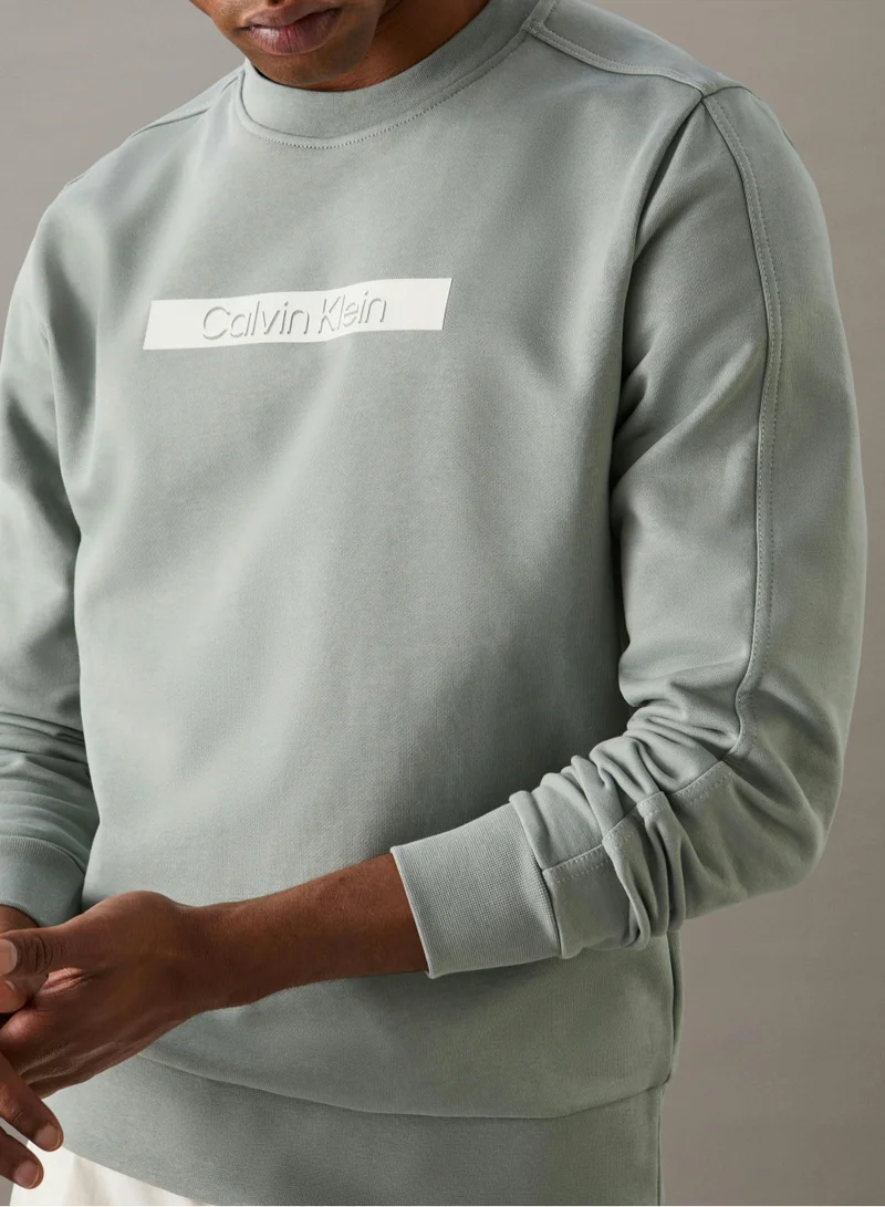 CALVIN KLEIN Cut Out Shadow Logo Sweatshirt
