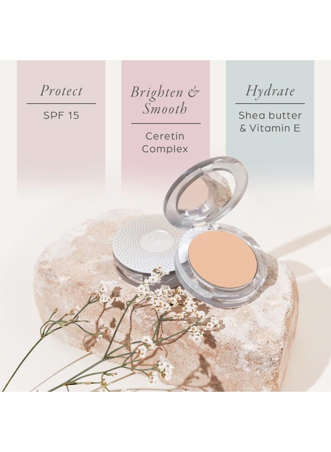 Pur Beauty 4-in-1 Pressed Mineral Makeup Powder Foundation with SPF 15 - Concealer & Finishing Compact Pressed Powder for Face - Buildable Medium to Full Coverage Foundation Powder (Vanilla) - Image 4