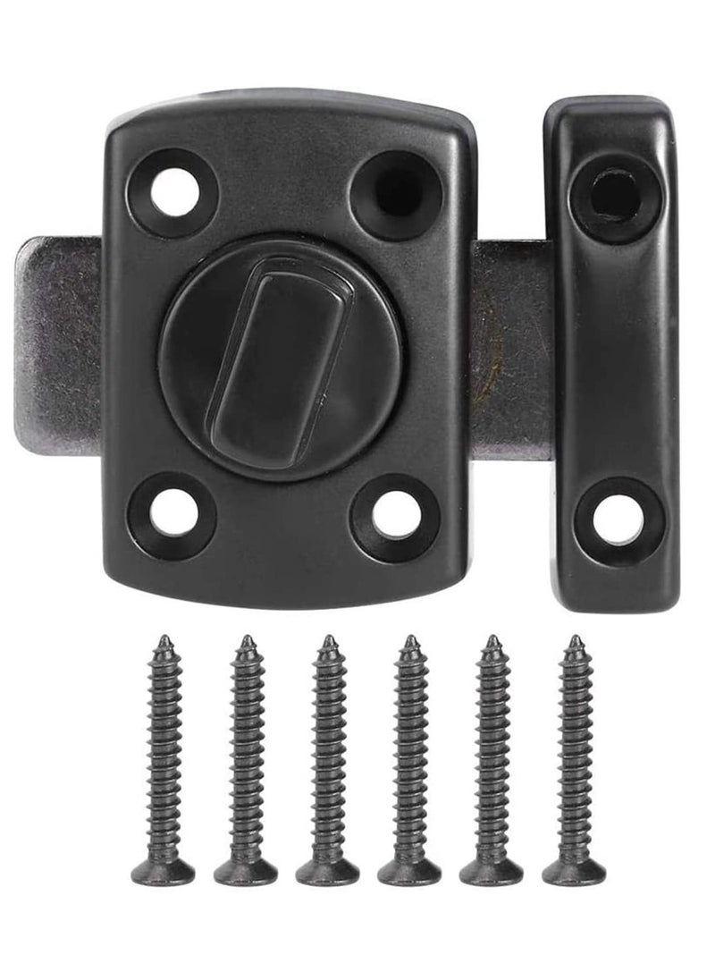 KASTWAVE - Door Lock Slide Gate Latch Tiny Door Bolt Bathroom Latch Rotate Bolt Gate Latch Door Lock - Image 1