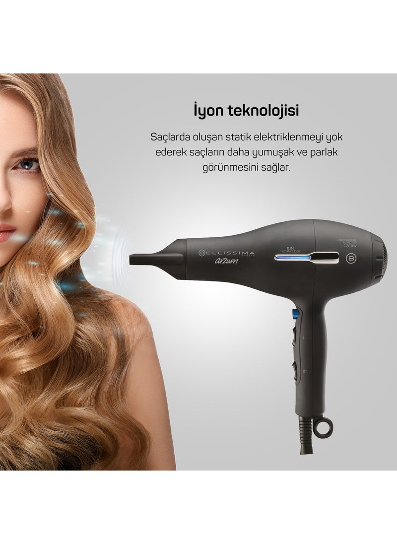 Arzum AR5003 Bellissima 2200W Professional Ion Hair Dryer  - Image 4