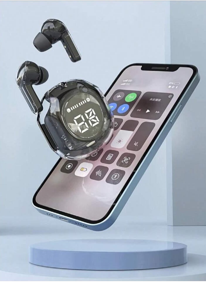 Generic - Ultrapods pro Earbuds With Charging Case And Cool Ambient Light, Tws In-Ear Silicone,Mini Portable True Wireless Earbuds Compatible With All Smartphones - Image 1