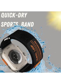 Generic Functional Fit Designed Sport Trail Loop Band Compatible With Apple Watch 49mm, 45mm, 44mm, 42mm, Adjustable Strap Compatible With Apple Watch Ultra And Ultra 2, Series 3,4,5,6,7,8  - Image 2