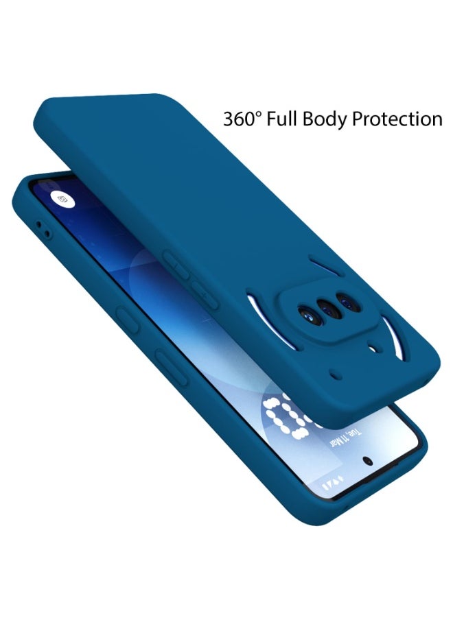 Case for Nothing Phone 3a Matte Silicone Flexible Camera Protection Back Cover for Nothing Phone 3a