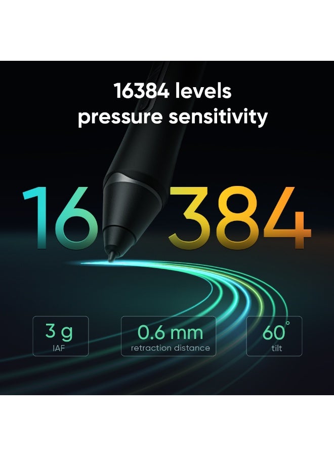 XP-PEN Artist 22 Plus 130% sRGB Drawing Tablet with Screen, 16.7 Million Colors Art Tablet with 16384 Pressure Stylus, Full Laminated, Anti-Glare Display Computer Graphic Tablet (22 inch) - Image 4