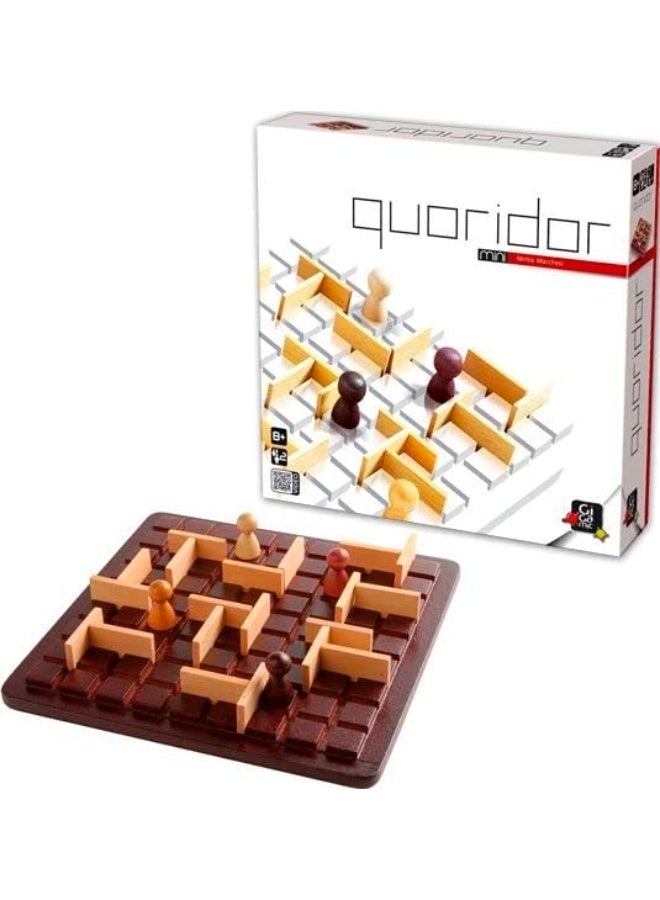 Gigamic Quoridor Mini | Travel-Friendly Strategy Game for Families and Adults | Ages 8+ | 2 to 4 Players | 15 Minutes - Image 3