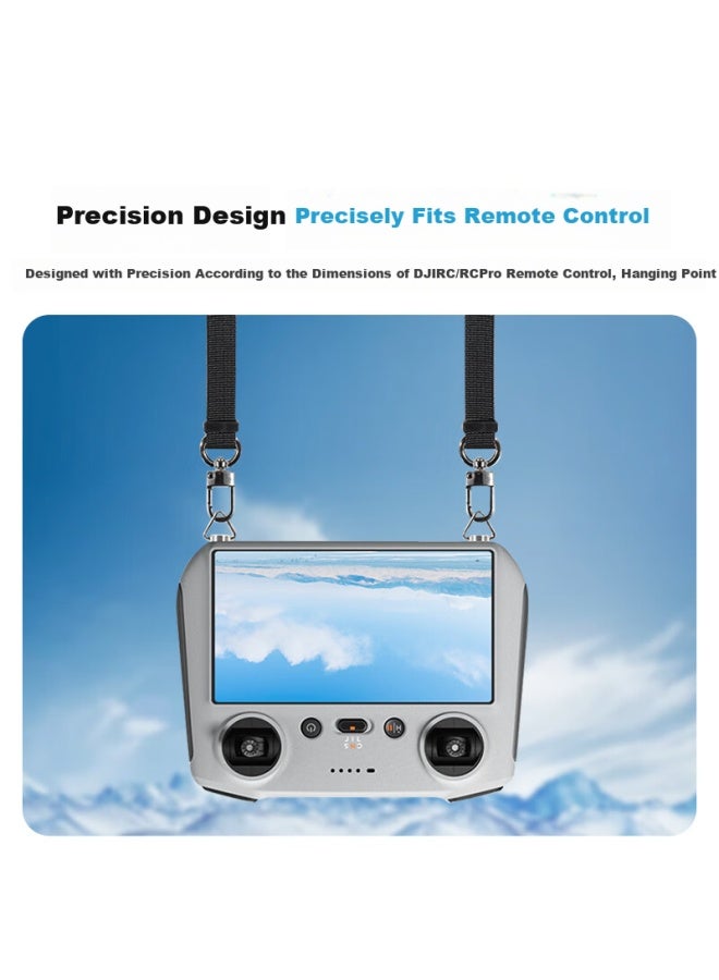 Youfes Compatible With Dji Remote Control Hanging Rope Rc/rc2/flip/air3s/air3/mini4pro/mini3/mini3pro Drone With Screen Remote Control Accessories Shoulder Strap - Image 3