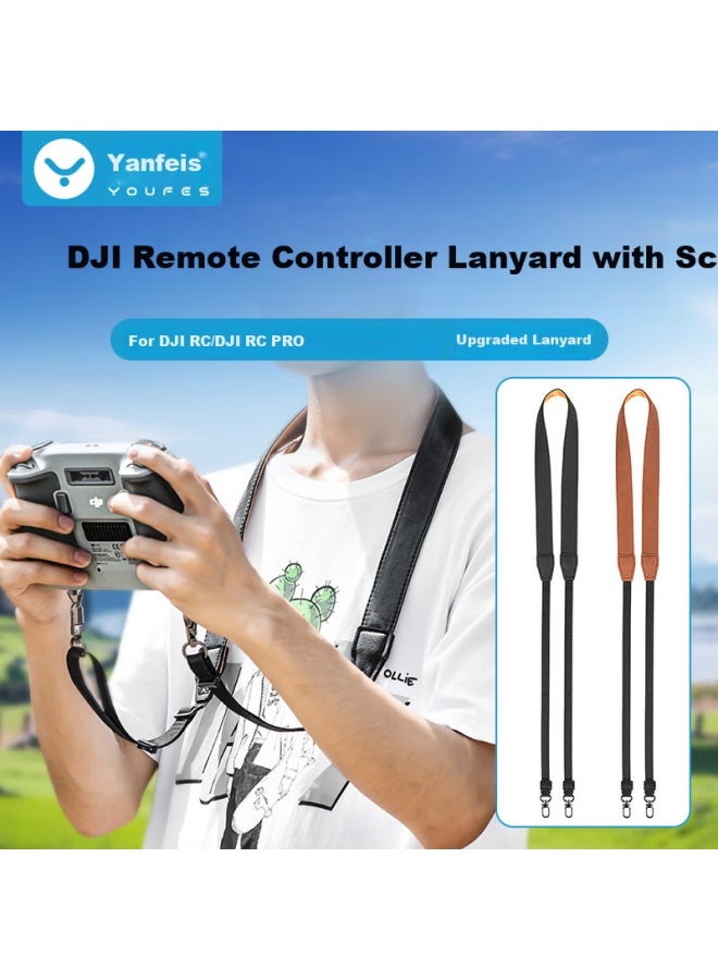 Youfes Compatible With Dji Remote Control Hanging Rope Rc/rc2/flip/air3s/air3/mini4pro/mini3/mini3pro Drone With Screen Remote Control Accessories Shoulder Strap - Image 1