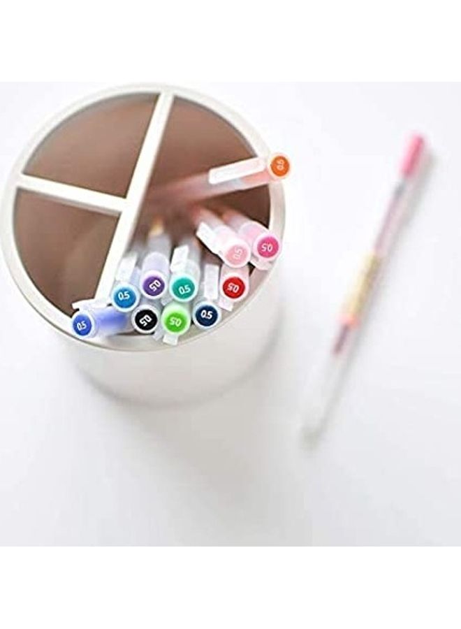 NIBEMINENT 12-Piece Premium Gel Ink Pens Multicolour - Image 5