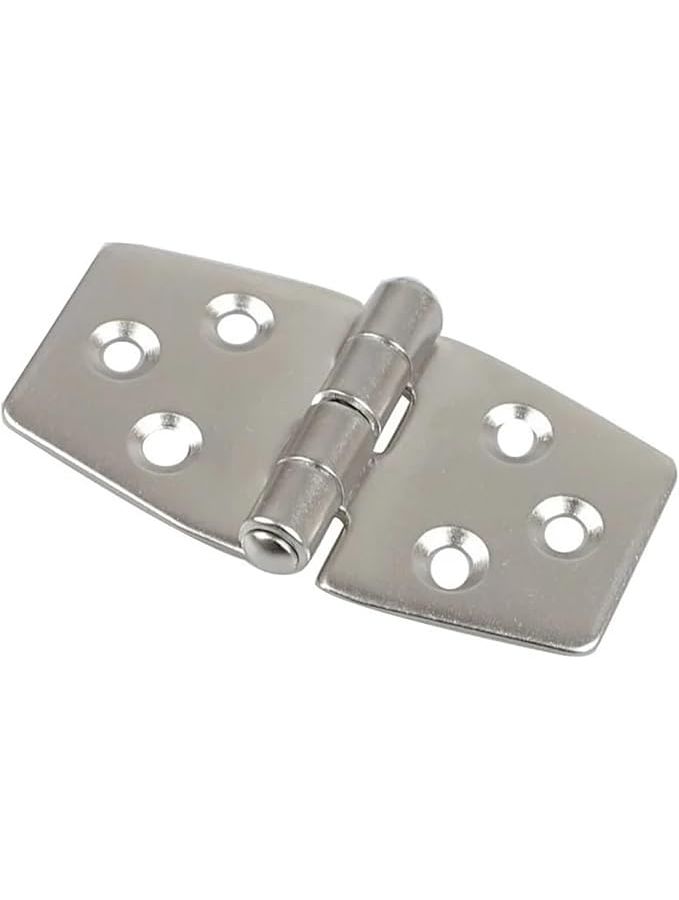 304 Stainless Steel Electrical Cabinet Hinges Distribution Box Control Cabinet Industrial Marine Hardware Silver - Image 1