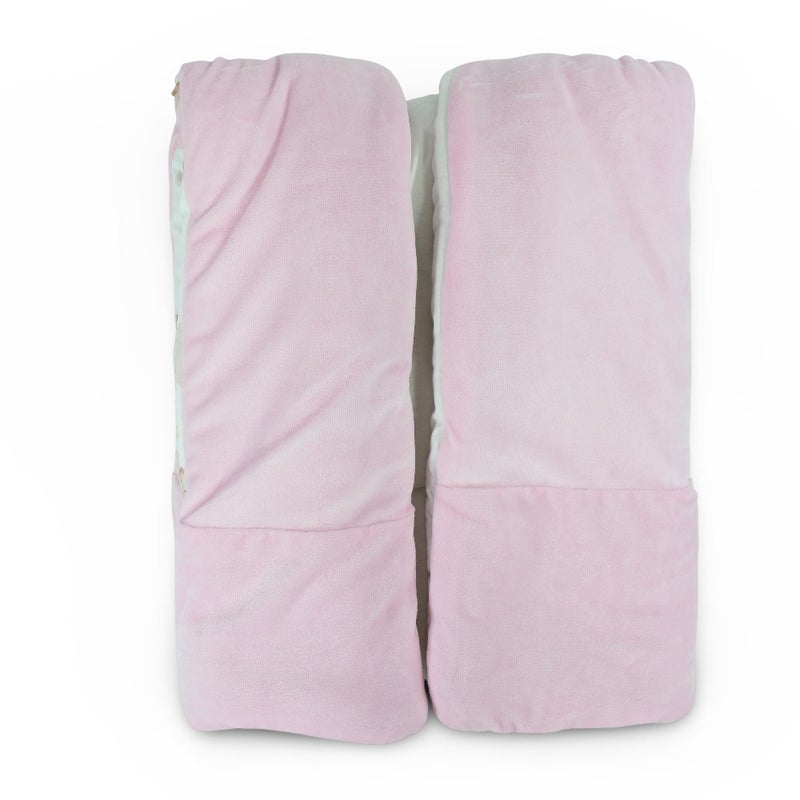 Berceau Velvet Baby Duvet – Cute Bear Print (100*75) – Beige - Image 3
