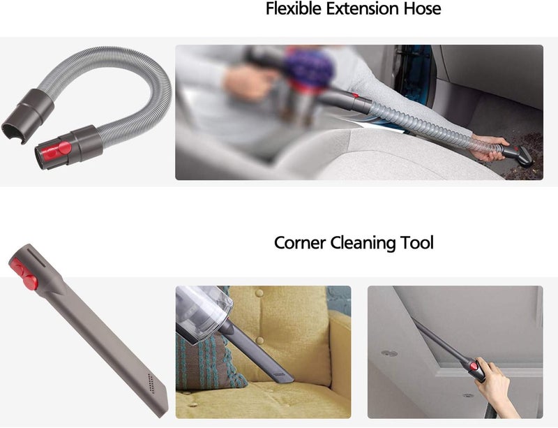 isinlive مجموعة ملحقات لجهاز دايسون جين 5 جين5 V15 V12 V8 V11 V10 V7 أبسولوت ديتكت مكنسة كهربائية لاسلكية للحيوانات الكبيرة ملحقات استبدال فرش أدوات - Image 5