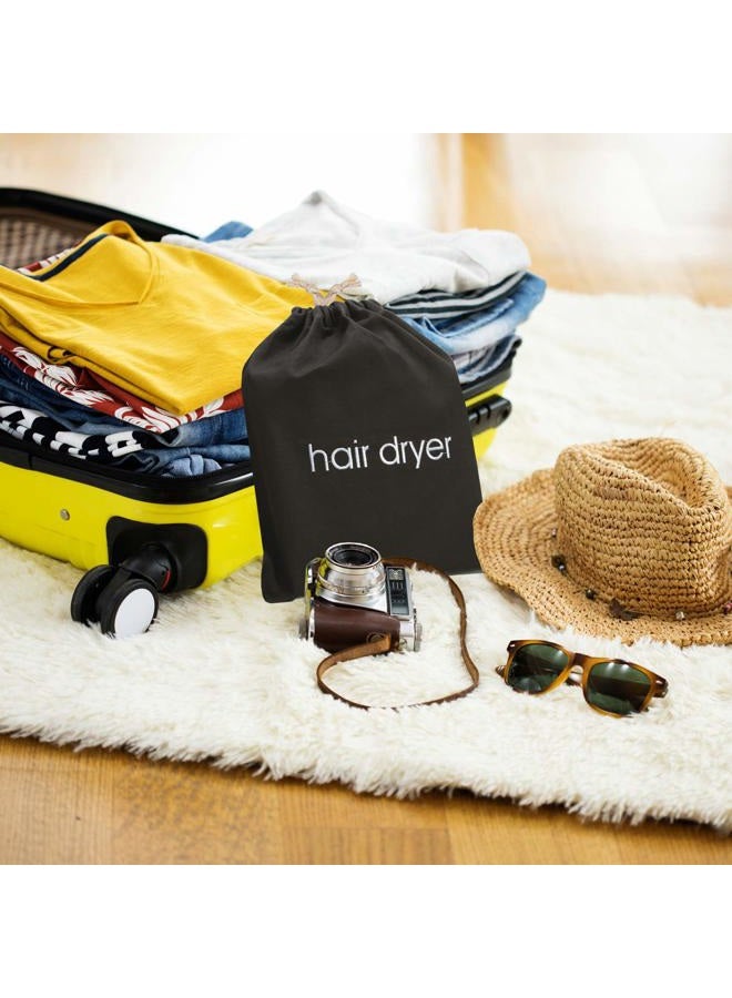 Bememo Hair Dryer Bag, 11.8 x 13.8 Inch, Gray, Cotton - Image 5