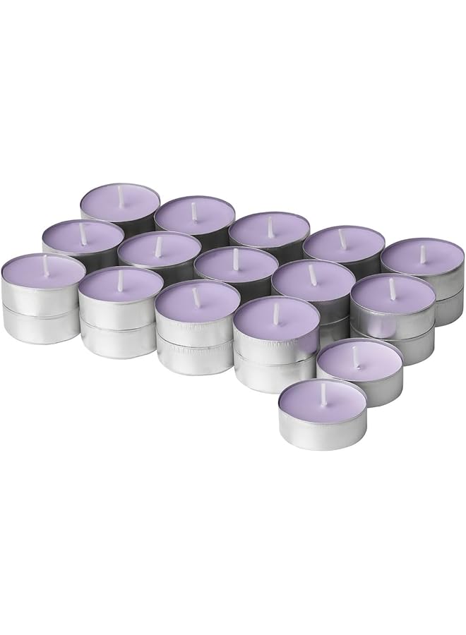 The Bros Premium Quality Scented Tealight Candles,Home Decor,SPA Candles,Party Candles-3.5 Hours Long Burning Point-Pack of 30 (Sweet Pea Purple) - Image 1