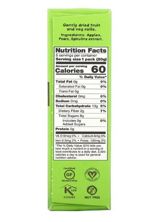 Bear - Fruit Rolls Apple 5 Packs 0.7 oz 20 g Each - Image 1