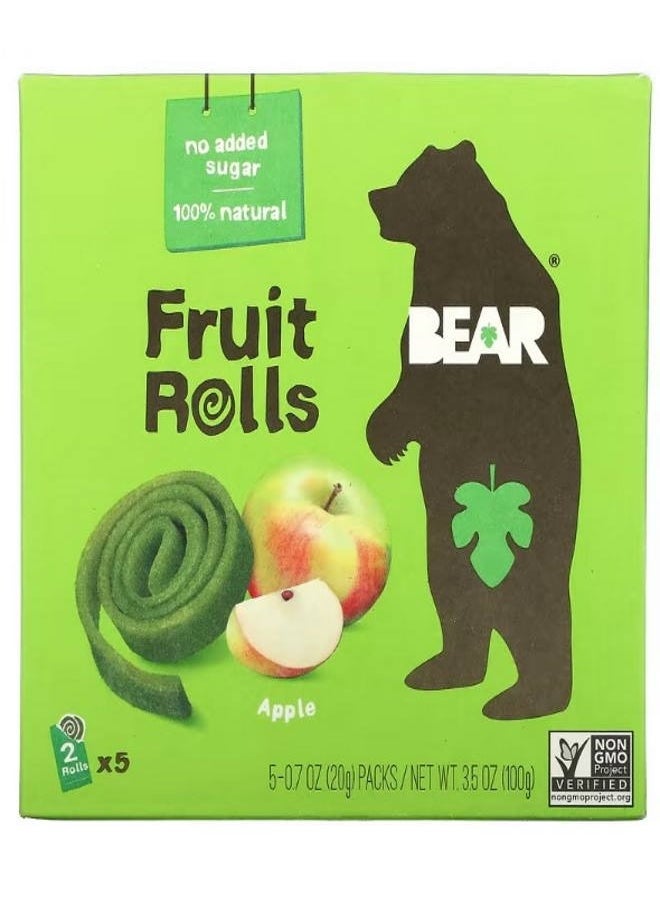 Bear - Fruit Rolls Apple 5 Packs 0.7 oz 20 g Each - Image 1