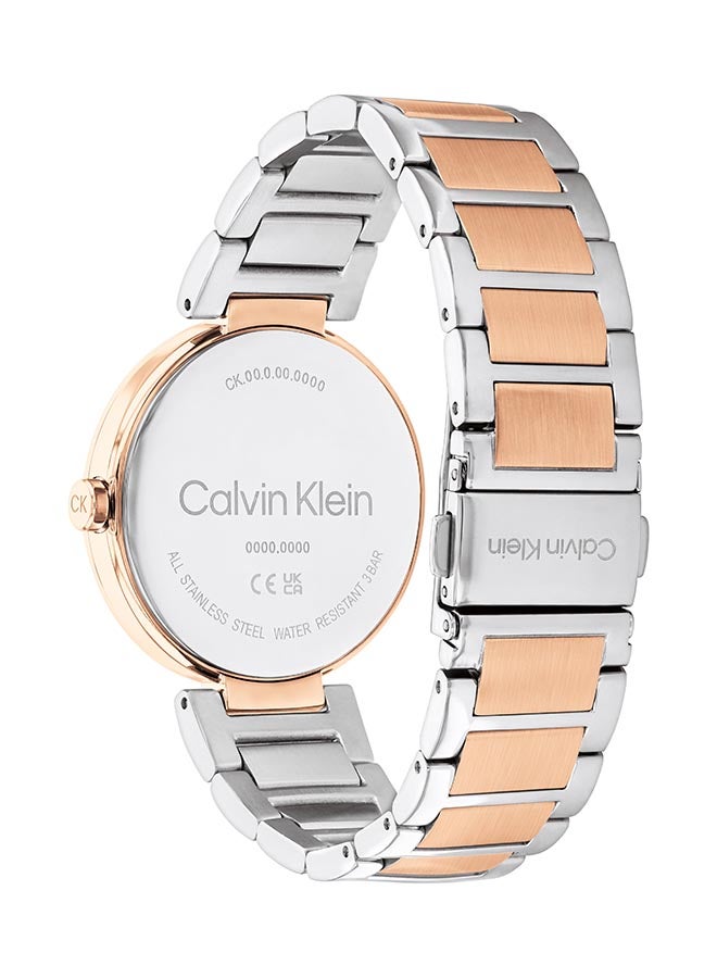 CALVIN KLEIN ساعة يد نسائية من الستانلس ستيل بعقارب دائرية الشكل 25200432 - 36 ملم - Image 2