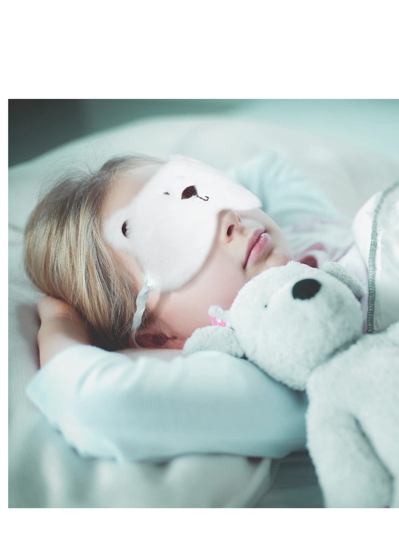 Generic - Set of 3 Cute Animal Eye Masks for Sleep, Soft and Adjustable Blindfolds for Adults and Kids, Perfect for Travel and Relaxation - Image 1