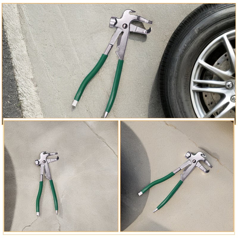 🚗 عدة أدوات توازن الإطارات 4 قطع بمقبض مريح وملاقط أوزان العجلات من فولاذ سبيكي - Image 5
