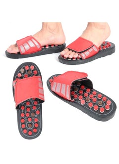 Foot Massage Slippers, Unisex Adjustable Foot Massage Slipper Foot Acupoint Stimulate Slippers Mat Relaxer Reflexology Massage Tools for Health Care Parents Women Men.(40-41)