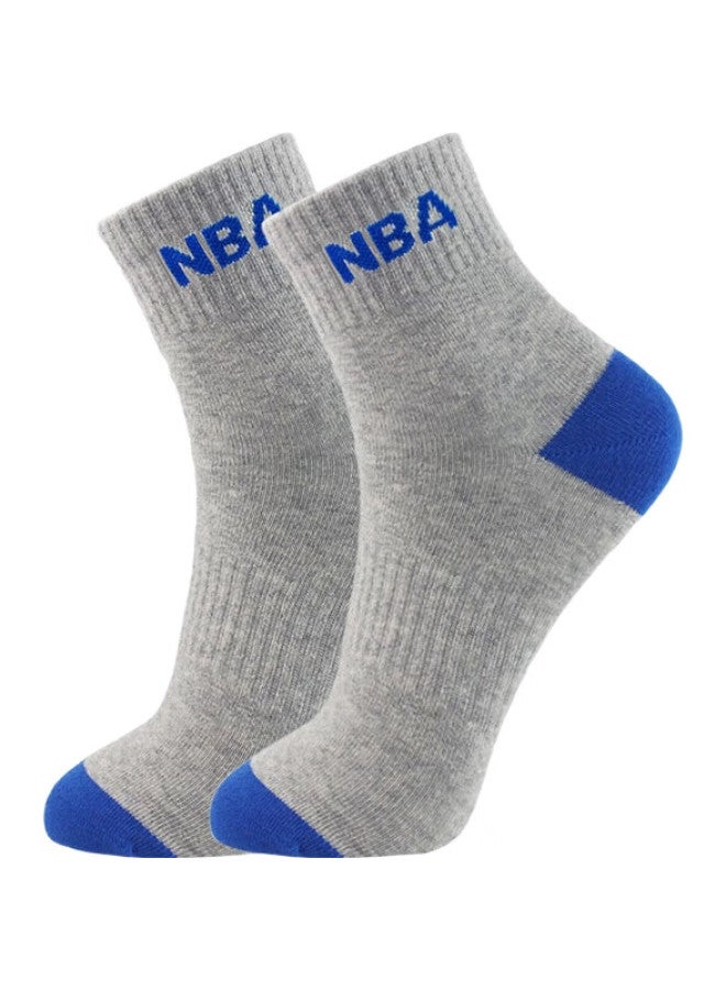 NBA Men'S Socks, Summer Thin Casual Sports Socks, Comfortable Skin-Friendly Seamless Combed Cotton Mid-Calf Business Socks, 6 Pairs - Image 2