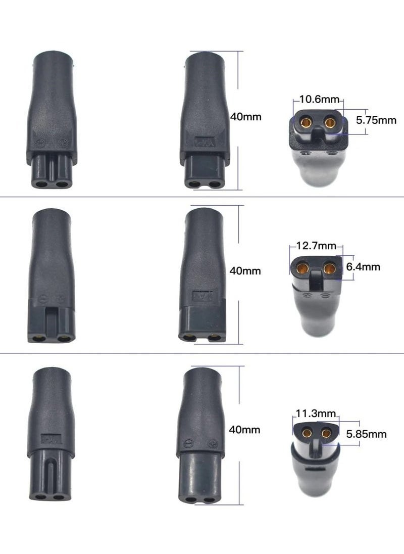 إيليلي - 7 في 1 سلك طاقة 5 فولت محول شاحن USB بديل مناسب لقص الشعر، ماكينات تشذيب اللحية، ماكينات الحلاقة، أدوات التجميل - Image 1