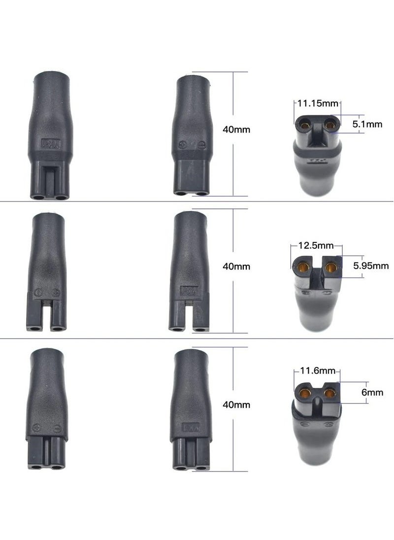 إيليلي - 7 في 1 سلك طاقة 5 فولت محول شاحن USB بديل مناسب لقص الشعر، ماكينات تشذيب اللحية، ماكينات الحلاقة، أدوات التجميل - Image 1