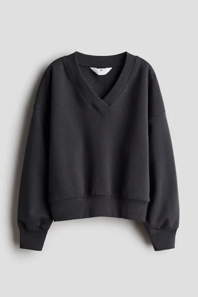 اتش اند ام V-Neck Sweatshirt