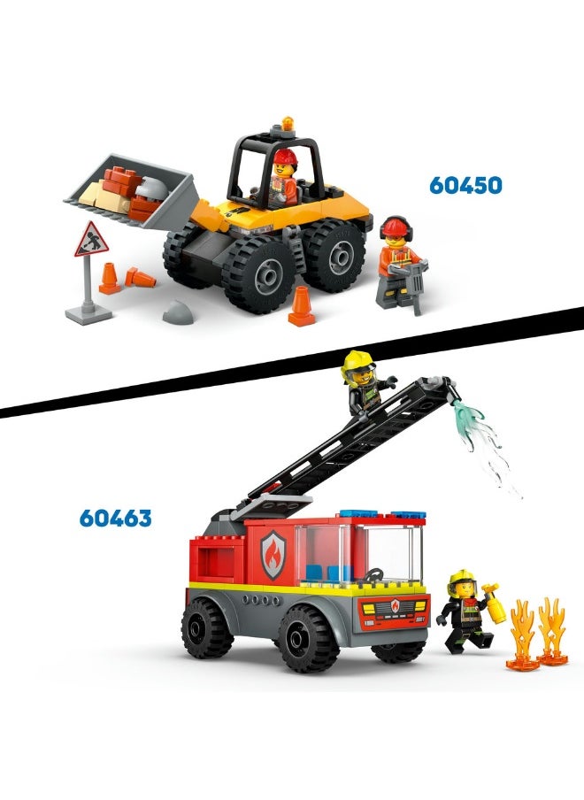 Lego City Red Farm Tractor With Trailer & Sheep 60461 (116) Pieces