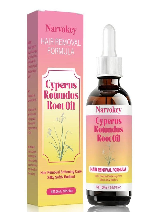 Narvokey Cyperus Rotundus Hair Removal Oil, Natural Hair Growth Inhibitor, Skin Moisturizing Treatment for All Skin Types, 60ml (1 - Image 1