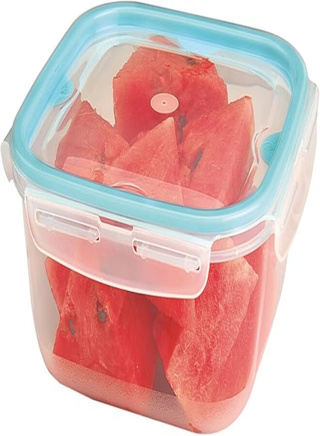 Ucsan Plastic Square Lock Fit Container 2.4 Liters | Made in Turkey | M1074