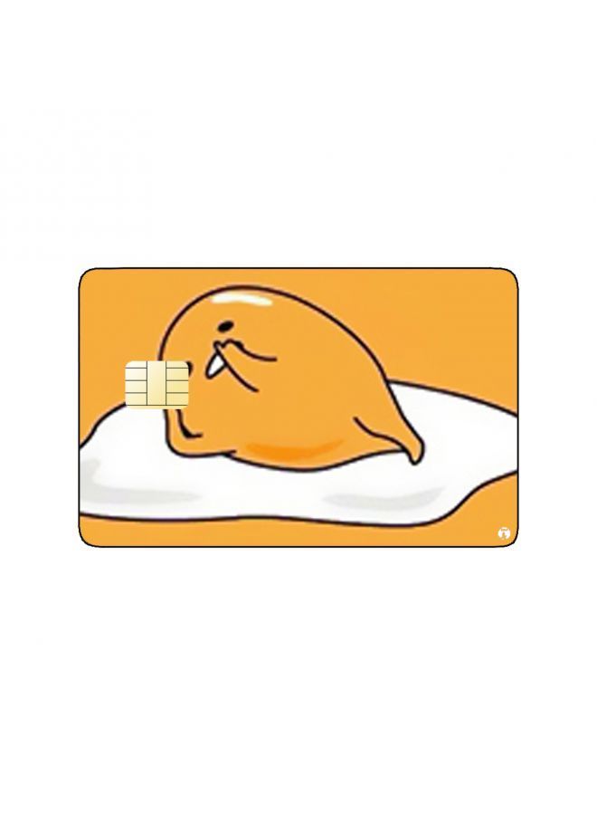 RKN PRINTED BANK CARD STICKER Gudetama Anime Sticker - Image 1