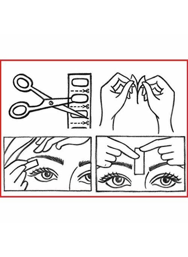 parissa Eyebrow Wax Strips (32 Strips) - Hair Removal for Women Waxing Strips Kit - Wax Kit for Eyebrows - with After Care Azulene Oil - Image 5