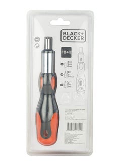 BLACK+DECKER Black+Decker multi use screwdriver set with ten pieces of different sizes - BDHT68127  - Image 2