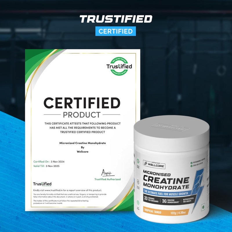 Wellcore Creatine Tropical Tango 122g Pack of 2 - Image 4