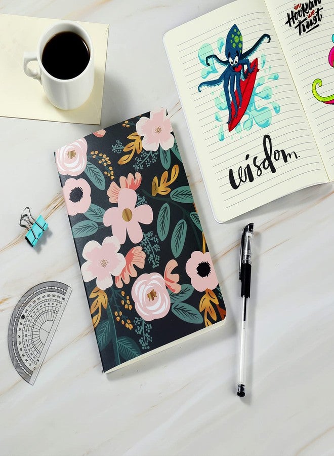XYark 12 Pack Flower Design Line Notebook Journals Bulk for Traveler, Student, Office, College Ruled Composition Subject Notebooks Planner with Lined Paper, 80GSM, 30 Sheets,5.5x 8.3 inch, A5 Size - Image 3