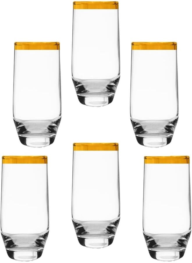 segaey LAV SUDA Glasses Set, Clear, Pack of 6 