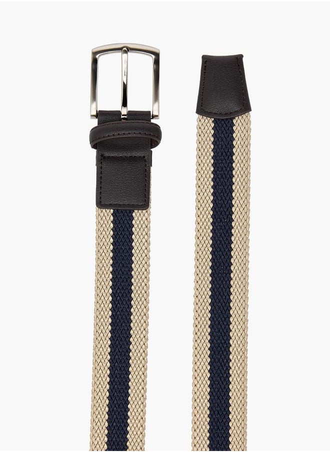 LBL by Shoexpress Men's Textured Belt with Pin Buckle Closure  - Image 4