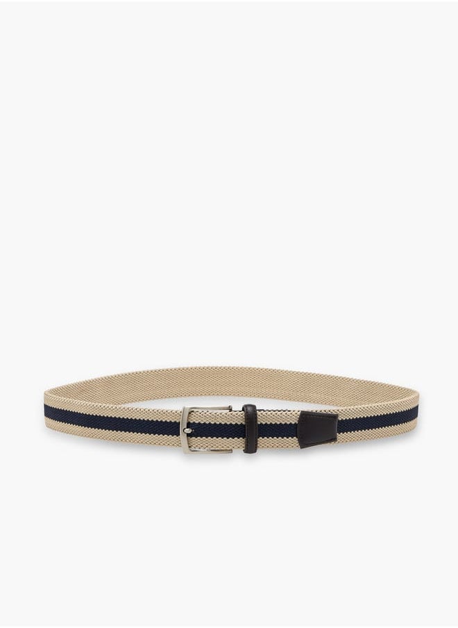 LBL by Shoexpress Men's Textured Belt with Pin Buckle Closure  - Image 3