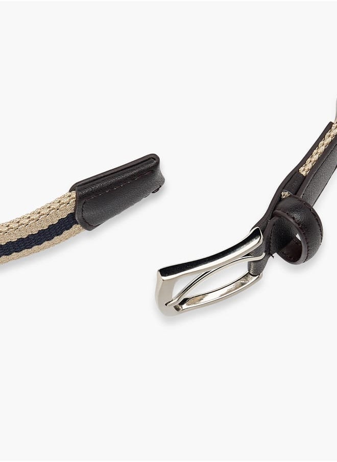 LBL by Shoexpress Men's Textured Belt with Pin Buckle Closure  - Image 5