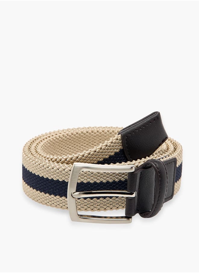 LBL by Shoexpress Men's Textured Belt with Pin Buckle Closure  - Image 2