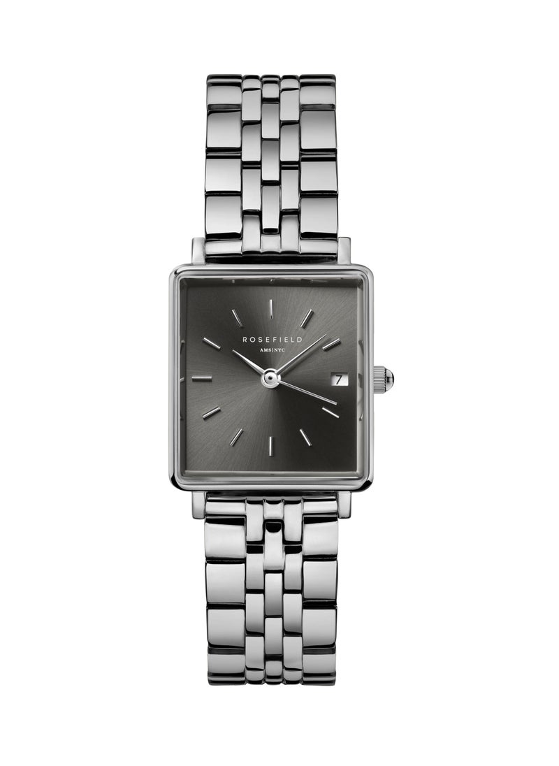 RoseField Rosefield Boxy XS Grey Steel Silver Women Watch - BGSSS-Q051  - Image 1