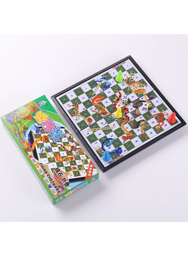 شطرنج مغناطيسي قابل للطي للوالدين والطفل، شطرنج طائر مغناطيسي للأطفال، شطرنج غوبانغ فايتينغ بيست، لعبة الداما، لعبة شطرنج