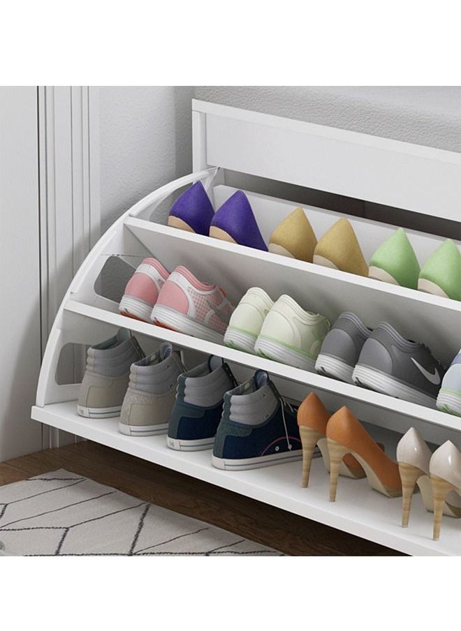 fashionhome - Shoe Cabinet with Changing Stool 100 x 33 x 51 cm - Image 1