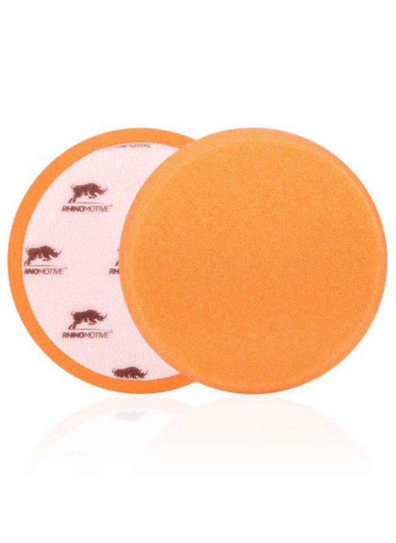 RHINOMOTIVE RHINOMOTIVE - SUPERIOR CUTTING PAD 100MM Long lasting foam Orange  - Image 1